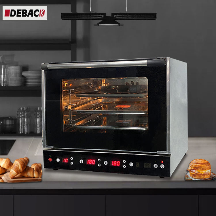 Commercial New Digital Electric Automatic Convection Bakery Oven CE Certificate Portable Small 3-Trays Hot Air Corn Flour Mill