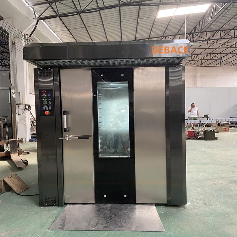 High Quality 32 Tray Hot Air Rotary Oven Commercial for Pizza Bread Fruits Corn Water Baking New for Flour-Based Foods