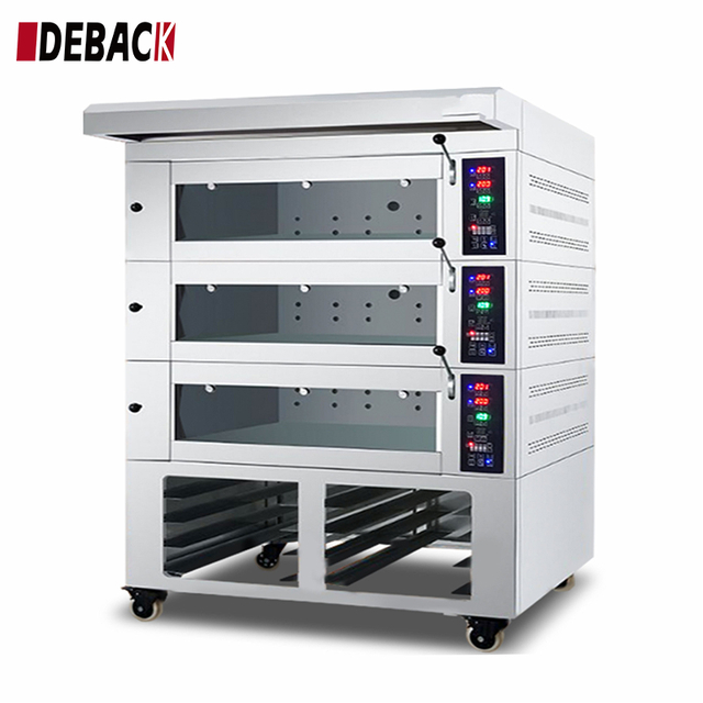 New Industrial Stainless Steel Electric Deck Oven for Bakery Restaurant Use High Productivity Corn Raw Material China Wholesale