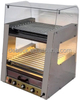 DEBACK 20-Roller Double Layer Commercial Hot Dog Machine Stainless Steel Electric Sausage Grill with Temperature Control