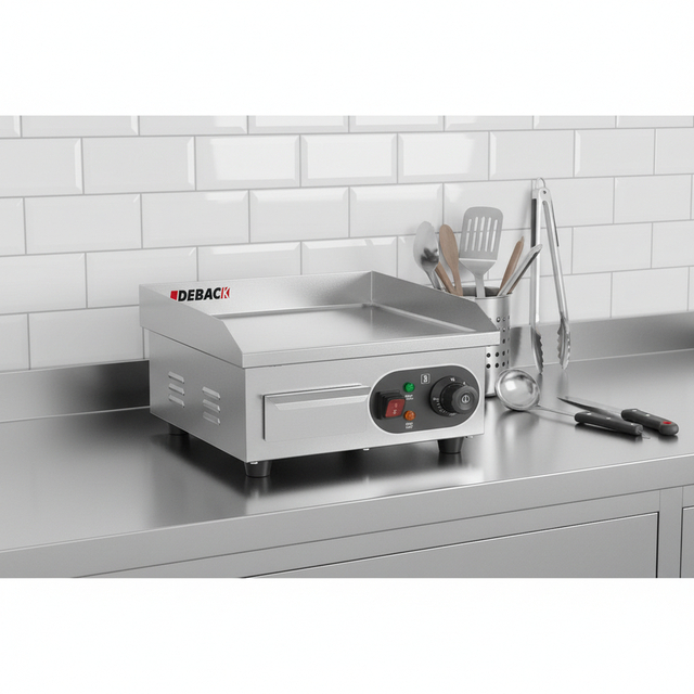 Electric Griddle Commercial Grill for Steak Pancake Street Food Stainless Steel Hot Plate Bbq Frying Pan Grill Plate Stove