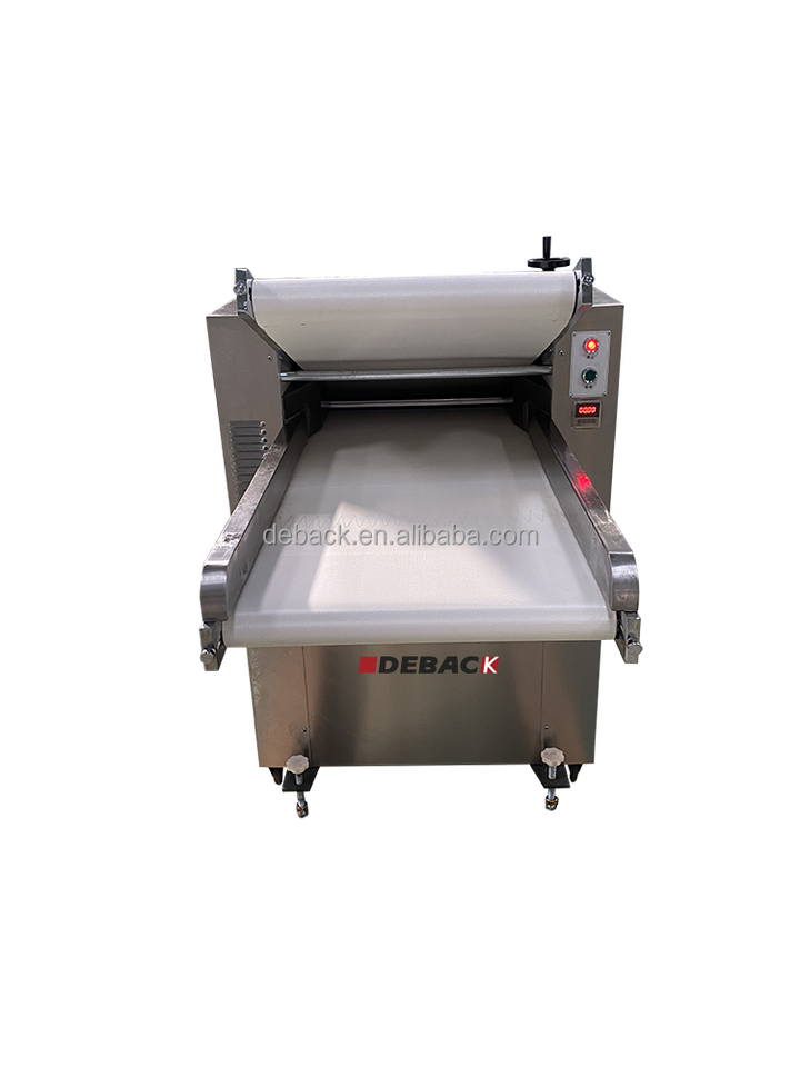 DEBACK New Automatic Dough Pressing Machine Pizza Bread Bakery Commercial Use Speed Adjustable Thickness Belt Conveying Folding