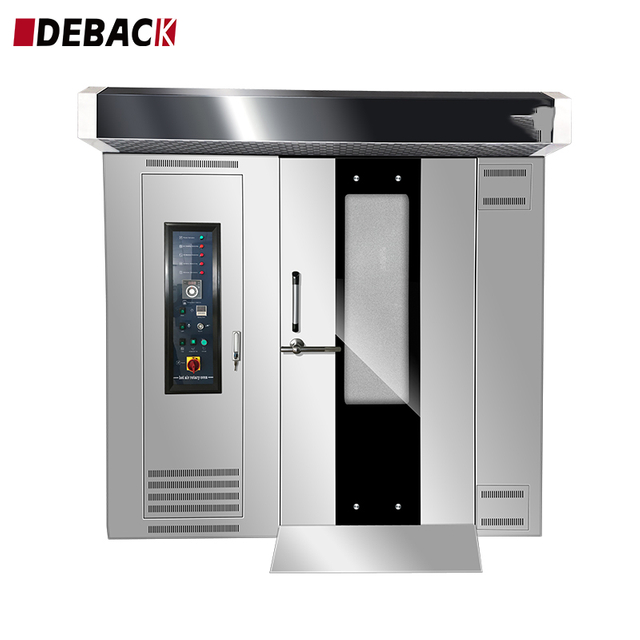 Electric 32-Tray Rotary Oven Wholesale Price Industrial Big Bakery Rotary Rack Oven for Bakery Bakes Pizza Cake Biscuit More