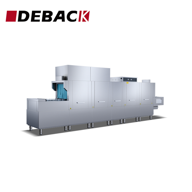 Commercial Long Conveyor Freestanding Industrial Restaurant Tunnel Dishwasher Machine Industrial Kitchen Machine for Dishwashing