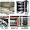 High Quality 1 2 3 4 Deck Electric Oven for Bread Cake Baking 15 Trays Industrial Deck Oven for Restaurant New Condition
