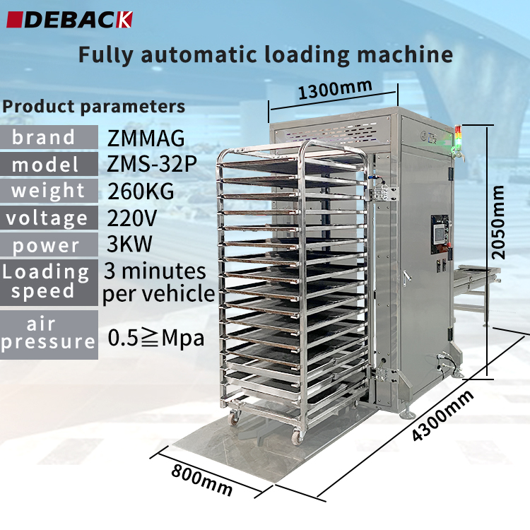 Industrial Fully Automatic Electric Baking Trays Loading Machine New Water-Based for Toast Bread Bakeries Bakery Equipment