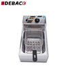 Commercial Single Tank Electric Deep Fryer New Condition Industrial Fried Oil Filter Chip Fat Chips Machine for Potato Vending