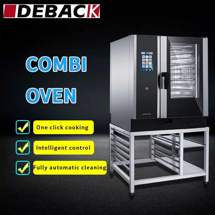 Large Capacity Commercial Fully Automatic Electric Oven Universal Steaming & Bake Combination for Bakery