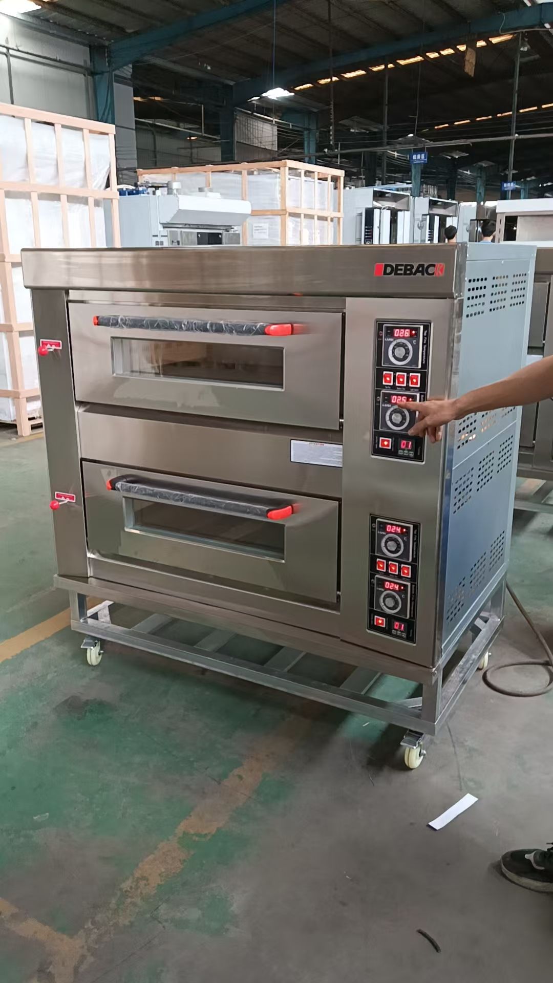 Industrial High Quality 3 Deck 15 Tray Commercial Oven for Pizza Bread Pastries for Bakery Restaurants Food 380V Corn Fruit