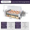 Commercial New Condition Hot Dog Machine Sausage Stuffing Toaster Equipment High Productivity Corn Dog Waffle Maker Non-Stick