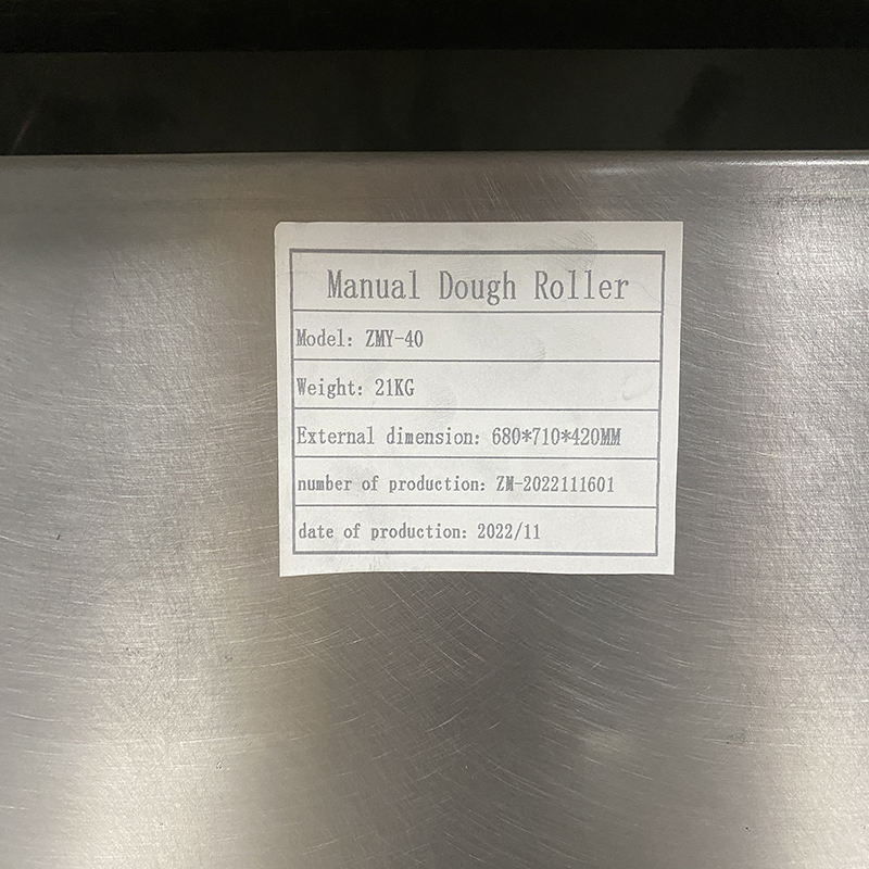 Stainless Steel New DEBACK Small Commercial Roller Dough Sheeter Machine Manual Household Fondant Bread Shop Bakery