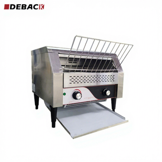 Commercial Automatic Electric Conveyor Oven Toaster Griller Stainless Steel Toast Maker for Bread Bun Burger 220v New Condition