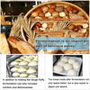 DEBACK New 18 Tray Chiller Frozen Digital Steam Dough Ball Proofer Machine High Productivity Stainless Steel Wheat