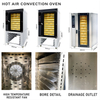 Stainless Steel Kitchen Cabinet Pizza Oven Bakery Machine 10 Trays Electric Convection Oven for Cakes Home Baking Ovens