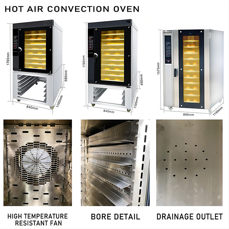 Commercial Low Price Convection Oven Electric Convection Oven Bread Pizza Cake Oven 5 Trays Bakery Equipment