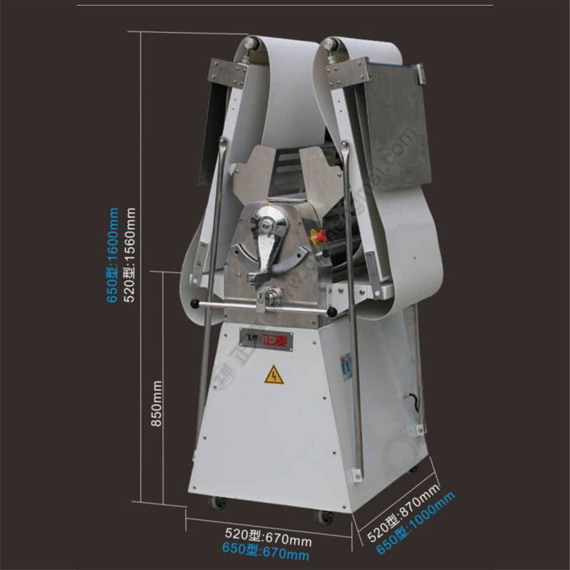 Commercial Restaurant Equipment Croissant Pastry Machine 520/650 Floor Type Dough Sheeter for Bakery Patisserie