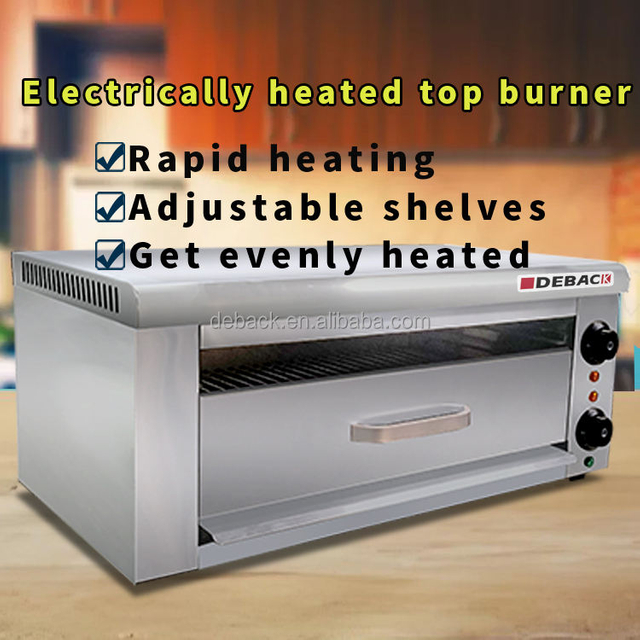 New Deback Electrically Heated Top Burner Commercial Kitchen Equipment Uniform Heating Automatic Meat Finishing Oven 220-240V 1