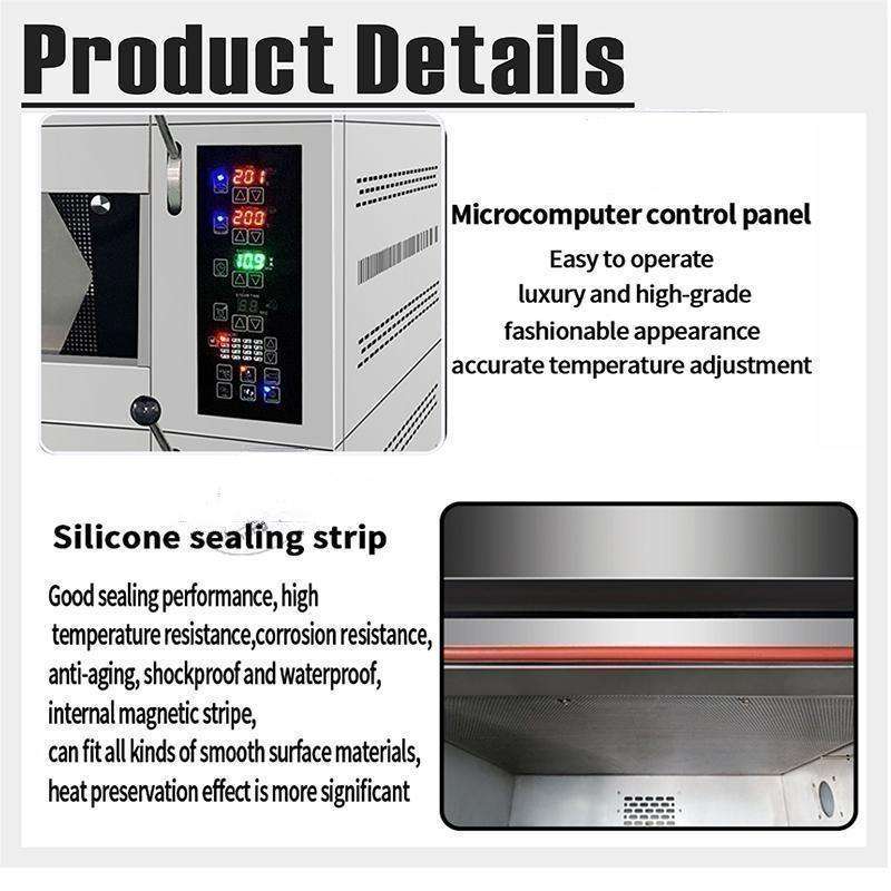 European Style 3 Deck Electric Deck Oven Industrial Bread Baking High Productivity Custom Cheap Wholesale Price
