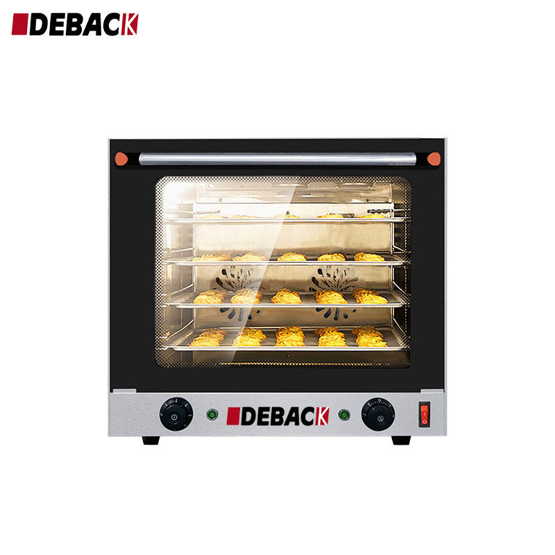 Commercial 4 Trays Ovens Bakery Equipment Electric Convection Oven With Steam Function Toasting Baking Ovens