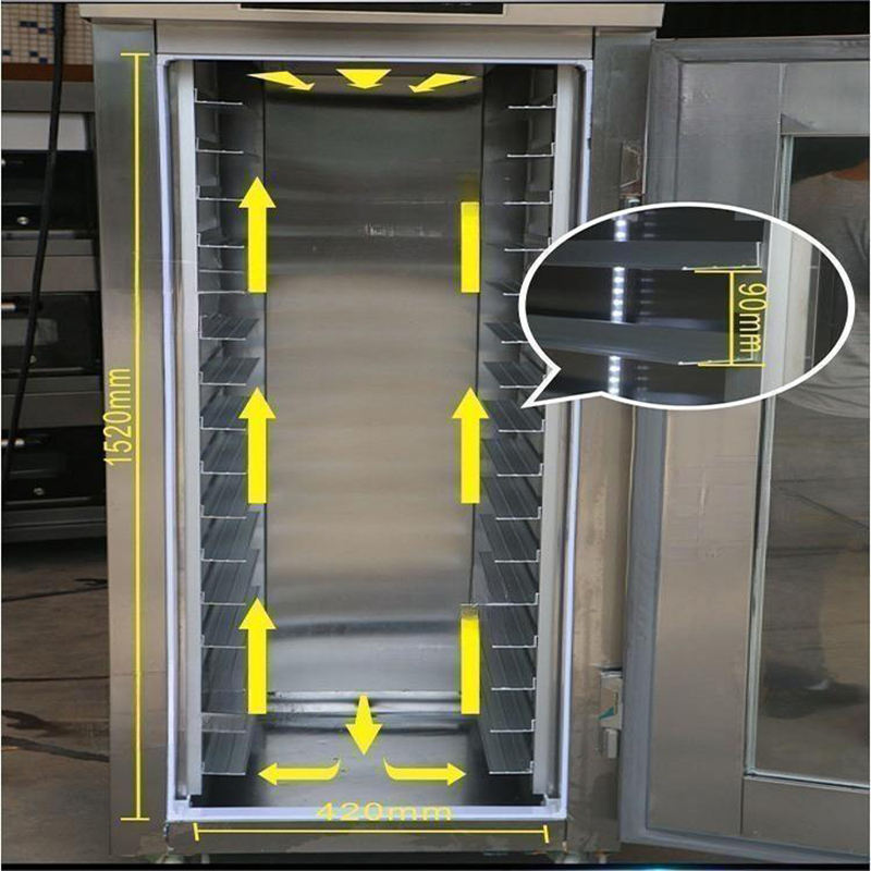 High Quality 36-Tray Commercial Bakery Dough Proofer Refrigerated/Frozen Freezing Function Wholesale Sales Wheat Raw Material