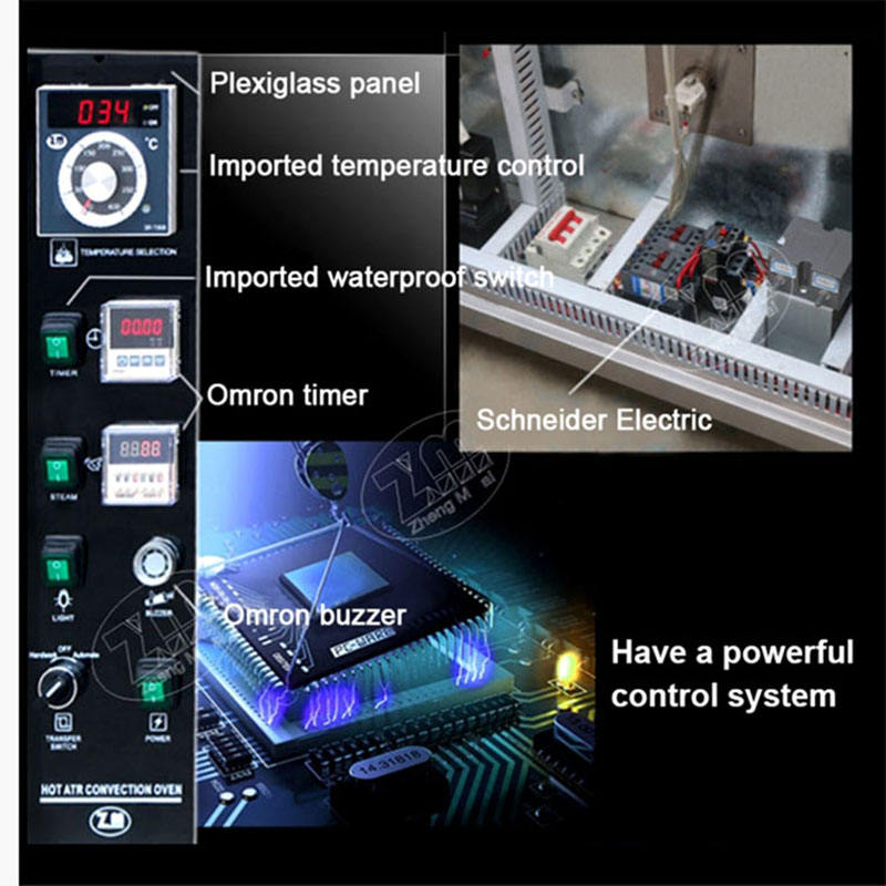High Productivity Pizza Oven Bakery Equipment Stainless Steel Bread 5 8 12 10 Trays Hot Air Electric Convection Oven for Cake