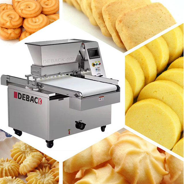 DEBACK New Electric Multifunctional Full Automatic Stainless Steel Flour Cookie Biscuit Forming Machine Bakery Use 220V 2-Year