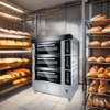 Stainless Steel Electric/Gas 380V Commercial Deck Oven High Productivity Programmable Control Bread Corn Baking Single Deck New