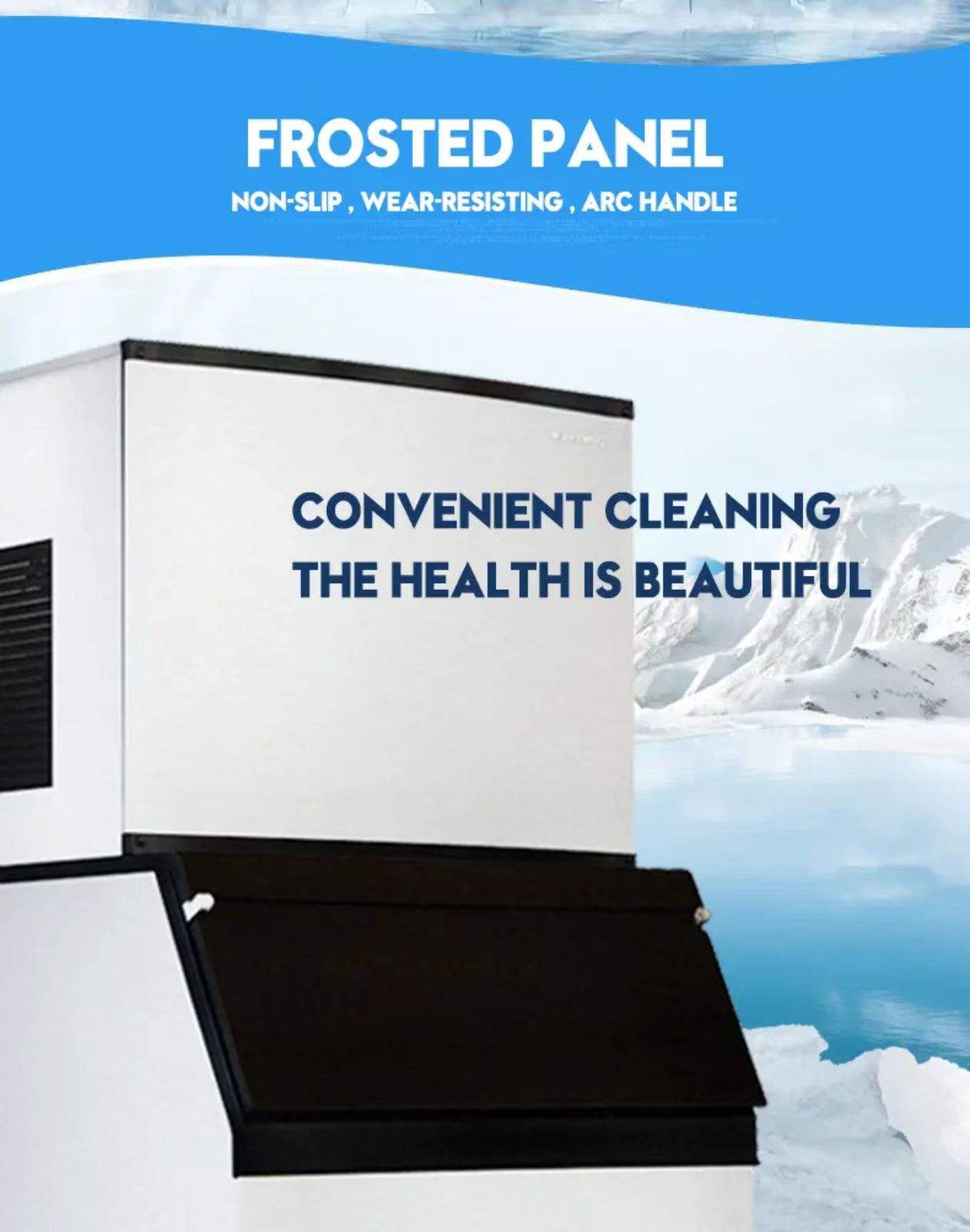 150KG Electric Ice Maker Machine Automatic Small Capacity 220V New for Catering Hotel Restaurant