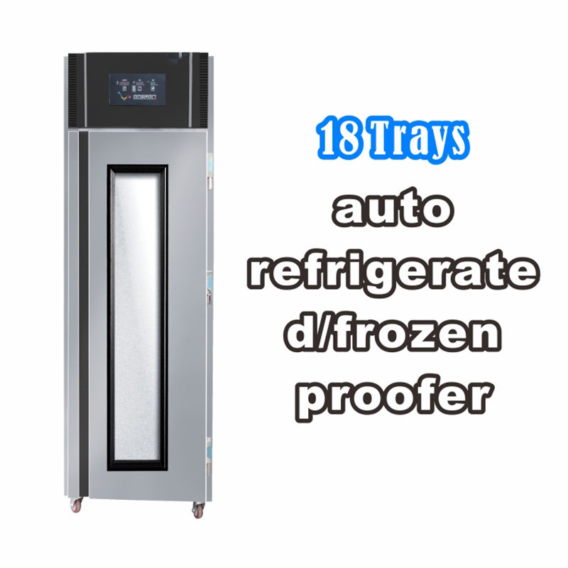 DEBACK New 18 Tray Chiller Frozen Digital Steam Dough Ball Proofer Machine High Productivity Stainless Steel Wheat