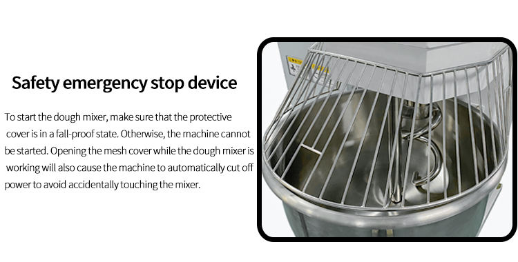 Factory Professional 240L Electric Spiral Dough Mixer for Bakery Industries New 125KG Capacity for Wheat Corn Commercial Use