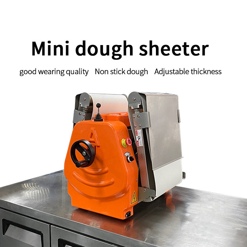 Commercial 350 Table Top Dough Sheeter Full Automatic Multi-Function Bakery Equipment Cake Bread Bread Flours Milk Wheat Soybean
