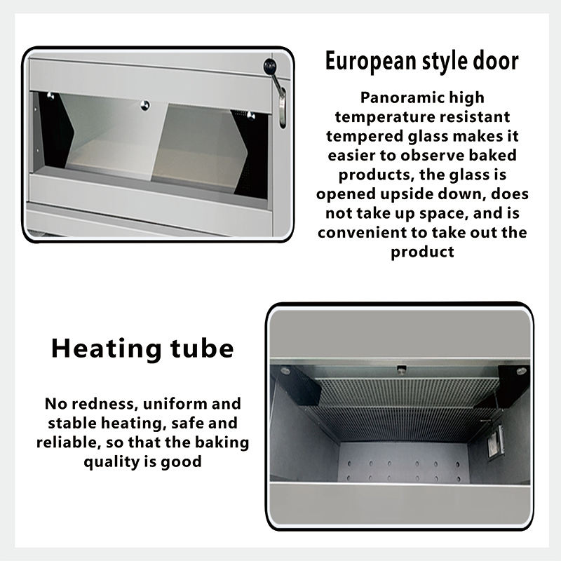 3 Deck 6 Tray European Industrial Electric Stainless Steel Deck Oven for Bakery Use and Cake/Pastry Making