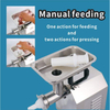 New DEBACK Commercial Meat Grinder Chilli Ginger Grinding Meat Mincer Sausage Making Machine Electric Automatic Single Phase