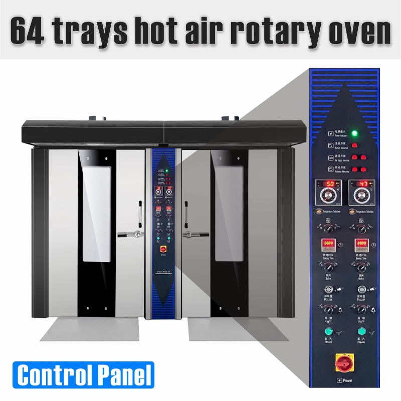 Commercial Electric Chicken Rotary Rack Oven Bread Pizza Baking Machine Rotary Oven for Restaurant Hotel or Food Shop