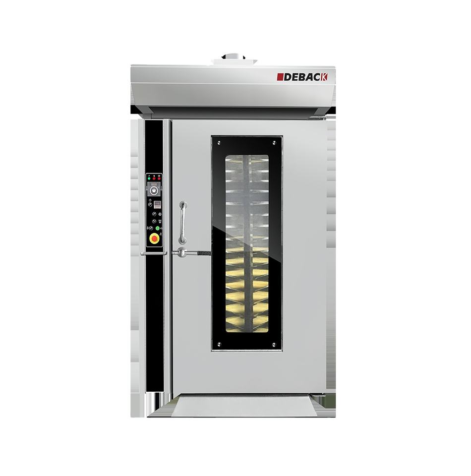 Commercial Restaurant Large Multi-Functional 16 Trays Hot Air Rotary Rack Oven Pizza Oven Baking Equipment for Bakery Use