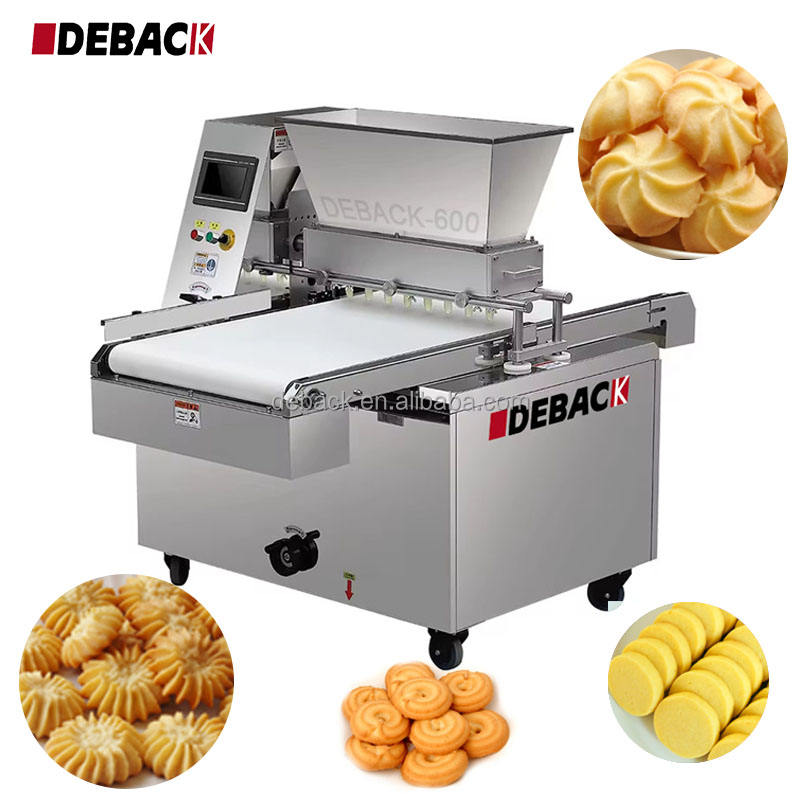 Electric Multifunctional Full-Automatic Stainless Steel Cookie Forming Machine Production Line for Bakery New 1 Year Warranty