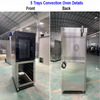Commercial Multi-function Digital Perspective Electric Convection Oven Hot Air Convection Bread Oven 5 Trays Bakery Equipment