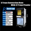Commercial Gas Electric Convection Oven With Proofer 5 Trays Bread Baking Restaurants Hotels Food Shops
