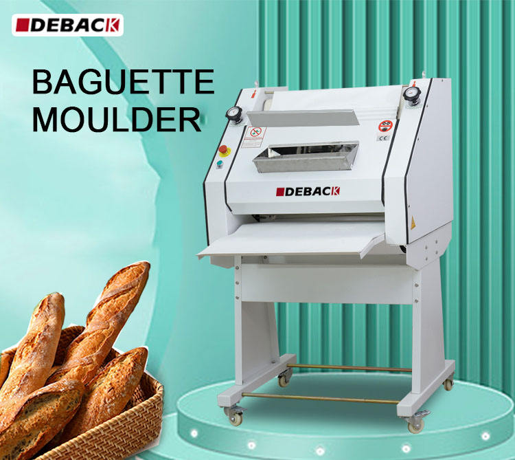 DEBACK Commercial Industrial Bread Moulding Machine Automatic French Baguette Moulder for Bakery Business