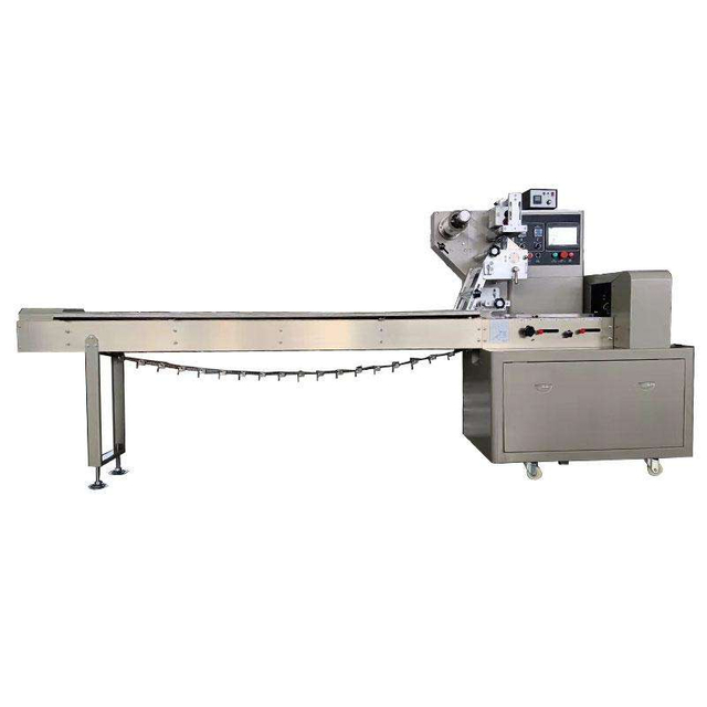 Packing Machine Automatic Continuous Shrink Packaging Equipment for Biscuit Bread Mooncake Candies Packaging