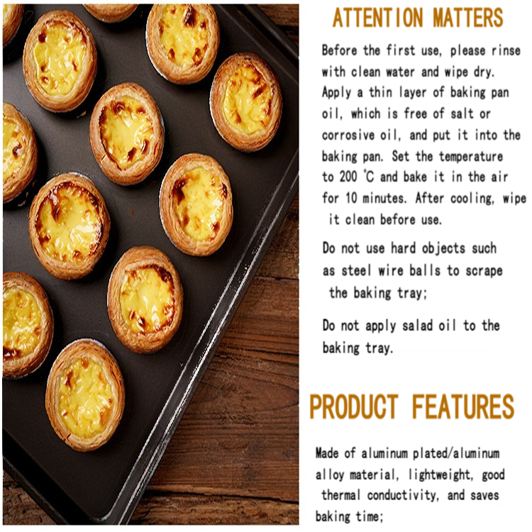 High Quality Non-Stick Aluminium Perforated Baking Tray 600x400mm Aluminized for Restaurant Food Shop & Hotel for Cake Baking