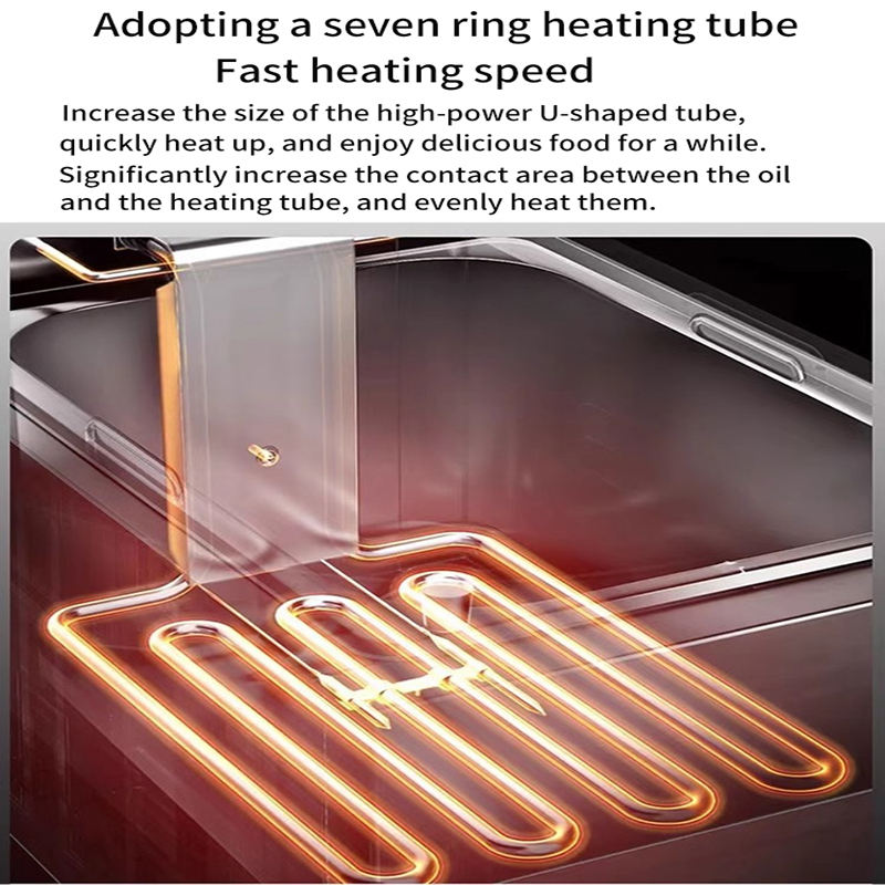 Commercial Single Tank Electric Deep Fryer New Condition Industrial Fried Oil Filter Chip Fat Chips Machine for Potato Vending