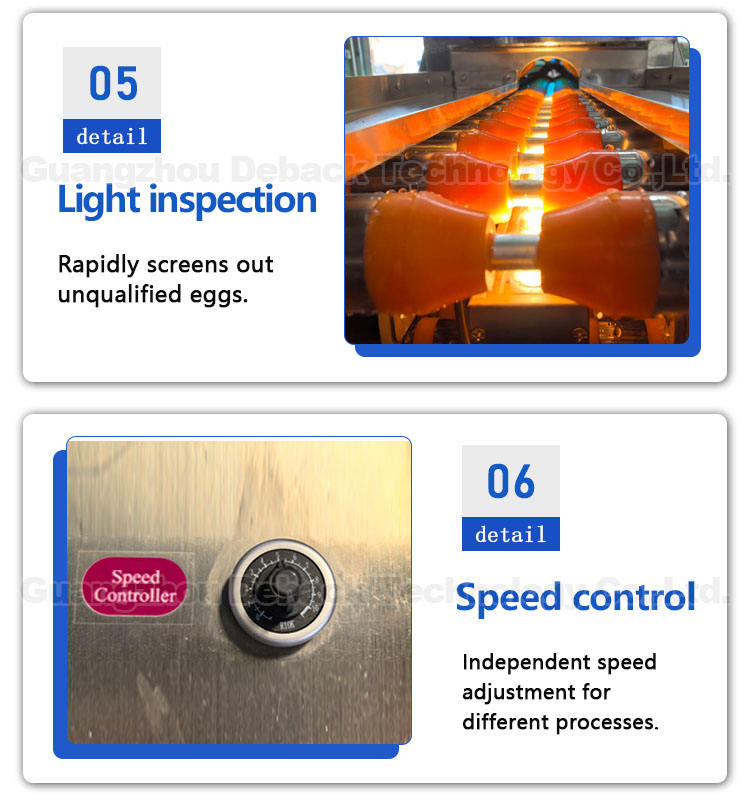 New Commercial Factory Full Automatic Multifunctional Electric 400W 220V Egg Breaker Egg Liquid-Eggshell Separator Process