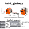 Commercial 350 Table Top Dough Sheeter Full Automatic Multi-Function Bakery Equipment Cake Bread Bread Flours Milk Wheat Soybean