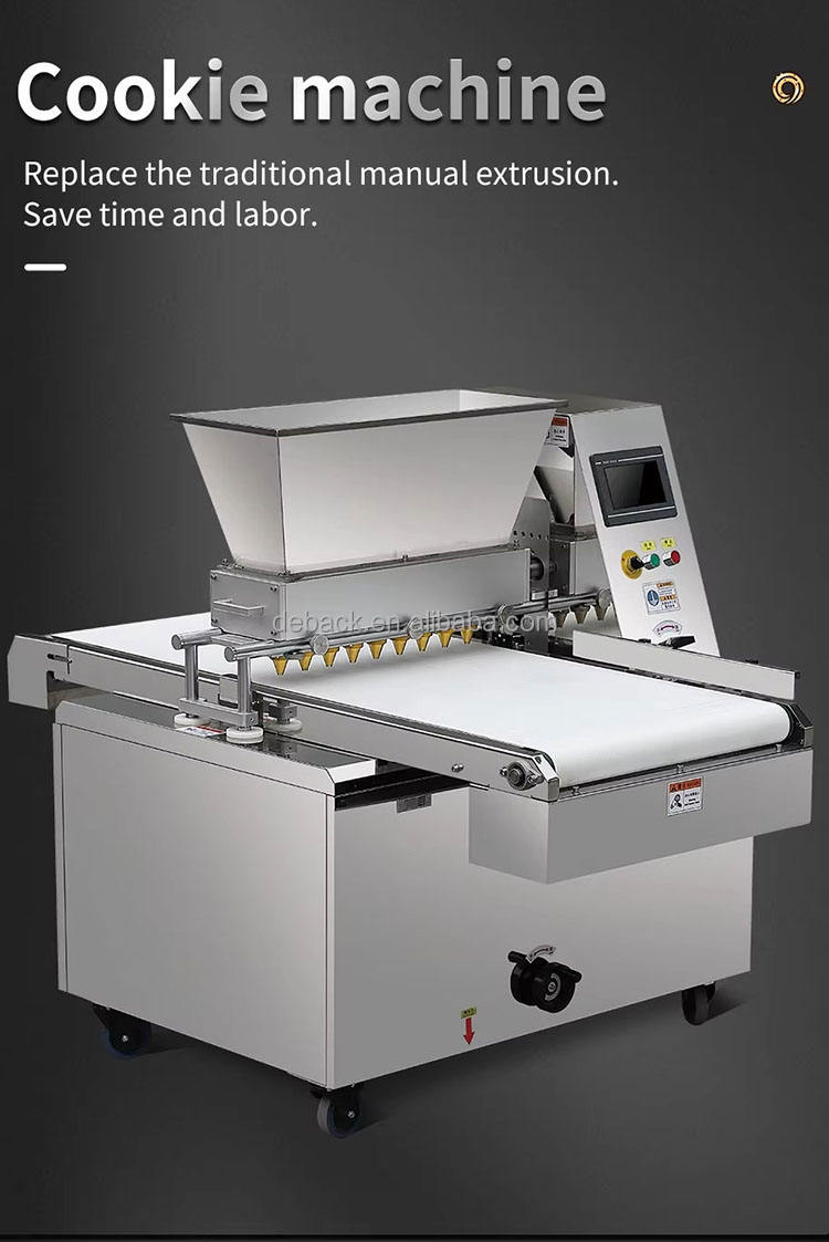DEBACK New Electric Multifunctional Full-Automatic Stainless Steel Cookie Forming Machine Bakery Use Long Service Life 220V/50Hz
