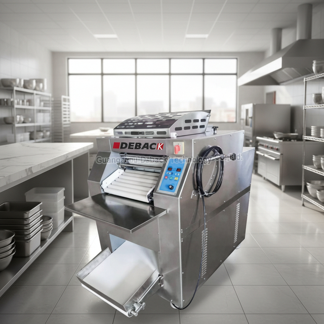 DEBACK Dough Sheeter Commercial Cost-effective Adjustable Fully Automatic Folding Noodle Pressing Machine