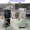 Approval Large Commercial Pizza Ovens Stainless Steel Heating Electric Convection Oven for Pizza Bread Condition for Bakery