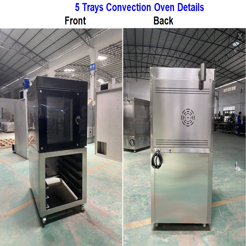 Approval Large Commercial Pizza Ovens Stainless Steel Heating Electric Convection Oven for Pizza Bread Condition for Bakery