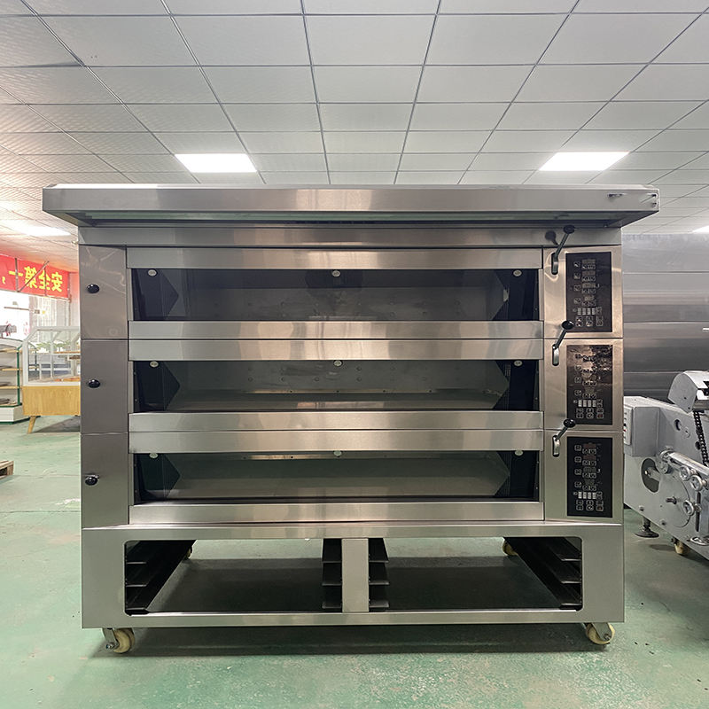 New Industrial Stainless Steel Electric Deck Oven for Bakery Restaurant Use High Productivity Corn Raw Material China Wholesale