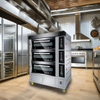 Hot Sale New Commercial Stainless Steel Bakery Deck Oven Heavy Duty 3 Deck 6 Trays Gas & Electric High Productivity Bread Oven